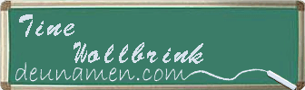 Tine Wollbrink Visitenkarte